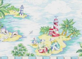 Child's Island Adventure<br>Decorator Fabric